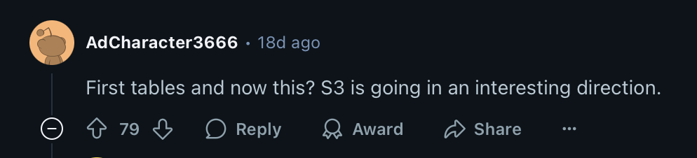 Twitter question about vector database costs